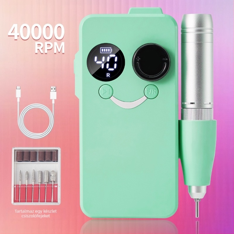 OSANUV BY02 Töltőre csatlakoztatható körömpolírozó és eltávolító eszköz, alacsony zaj, elektromos csiszoló, Guangzhou eredetű