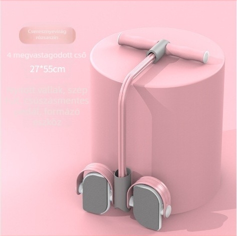 Hasizom-gyakorlatokat segítő eszköz pedálfeszítéssel és számlálási funkcióval, hatszálas kötélrendszer otthoni használatra