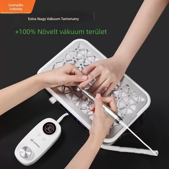 Köröm por-elszívó porszívó – ultra vékony, csendes, kettős turbó szívás, szalonoknak