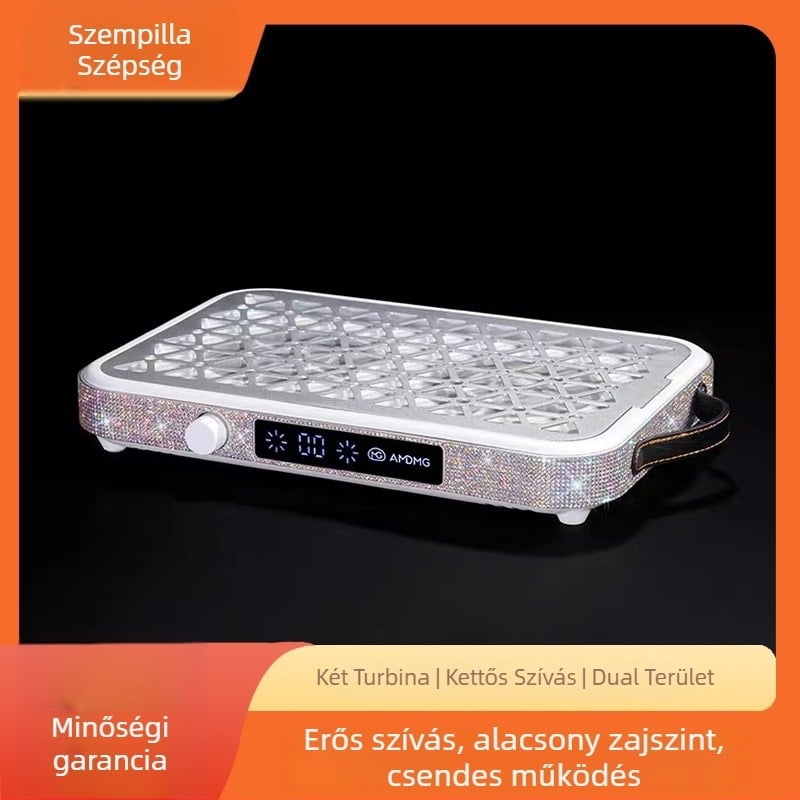 Köröm por-elszívó porszívó – ultra vékony, csendes, kettős turbó szívás, szalonoknak