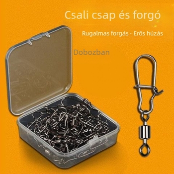 8 formájú gyűrűs csatlakozó horgászat céljára – forgó gyorsnyitó mechanizmus; anyag: Diving fabric; márka: Other