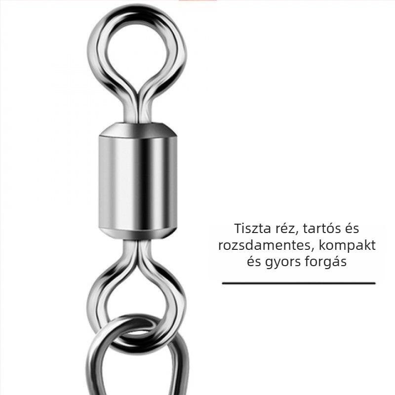 8 formájú gyűrűs csatlakozó horgászat céljára – forgó gyorsnyitó mechanizmus; anyag: Diving fabric; márka: Other
