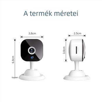 K5 Mini otthoni Wi‑Fi kamera távfelügyelethez: Videó és Fotó, TF-kártya, ≤1 MP, ABS ház, Akkumulátor 0–1 óra