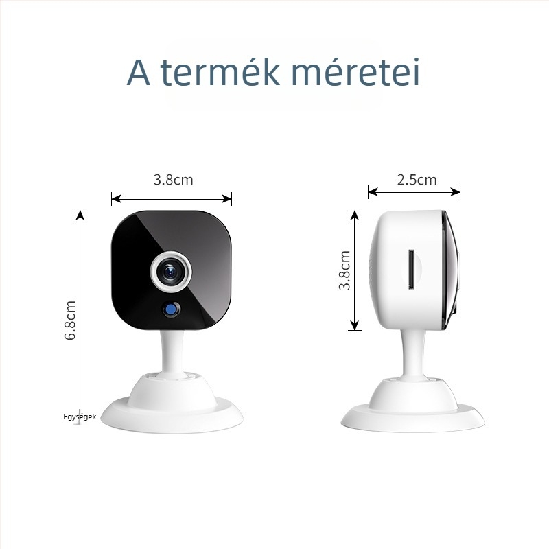 K5 Mini otthoni Wi‑Fi kamera távfelügyelethez: Videó és Fotó, TF-kártya, ≤1 MP, ABS ház, Akkumulátor 0–1 óra