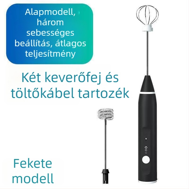 Elektromos mini tojáshabosító otthonra – tortakeverő, automatikus fehérjehabosító | Kód KL519556445 | Márka: Egyéb