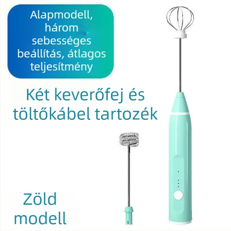 Elektromos mini tojáshabosító otthonra – tortakeverő, automatikus fehérjehabosító | Kód KL519556445 | Márka: Egyéb