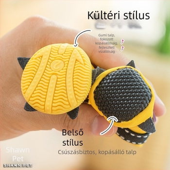 Kutyacipő — vízálló, csúszásmentes, meleg, kopásálló; anyag: vászon; márka: Beautiful Pet; származás: Jiangsu