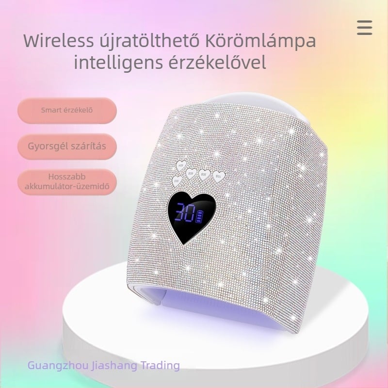 BY60 Manikűr lámpa, 220W, hordozható, kettős fényforrás, gyors szárítás