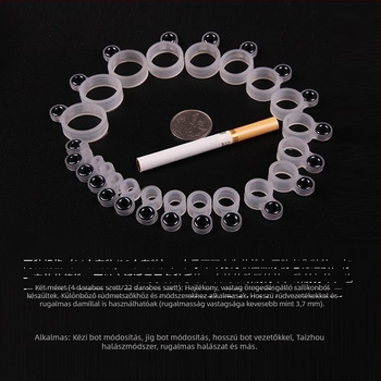 Horgászbot módosító készlet orsóval és előre fékkel, vezető gyűrűvel és orsó