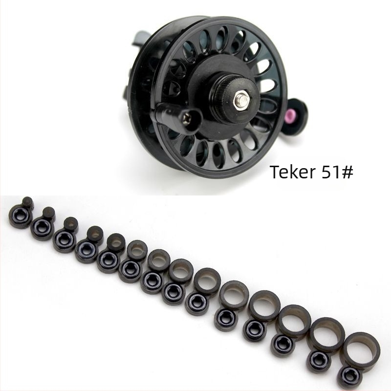 Horgászbot módosító készlet orsóval és előre fékkel, vezető gyűrűvel és orsó