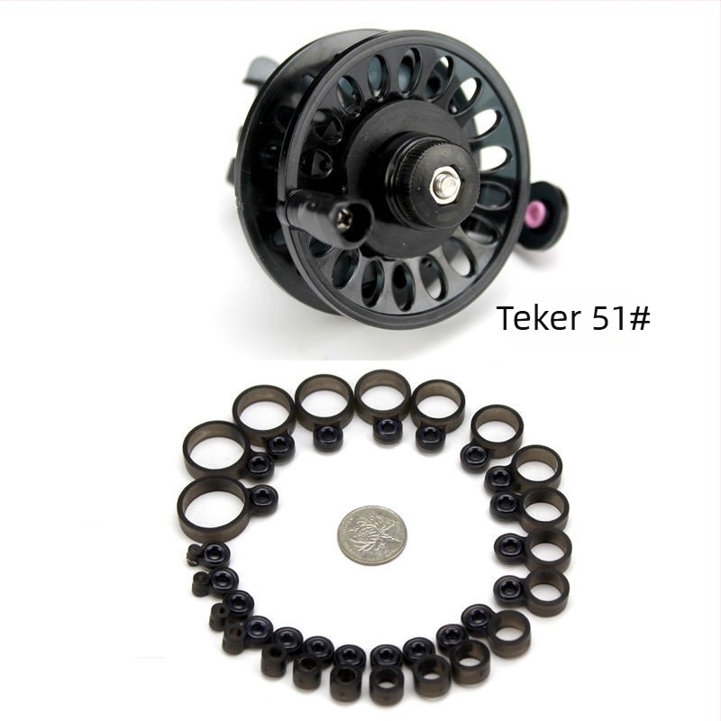 Horgászbot módosító készlet orsóval és előre fékkel, vezető gyűrűvel és orsó