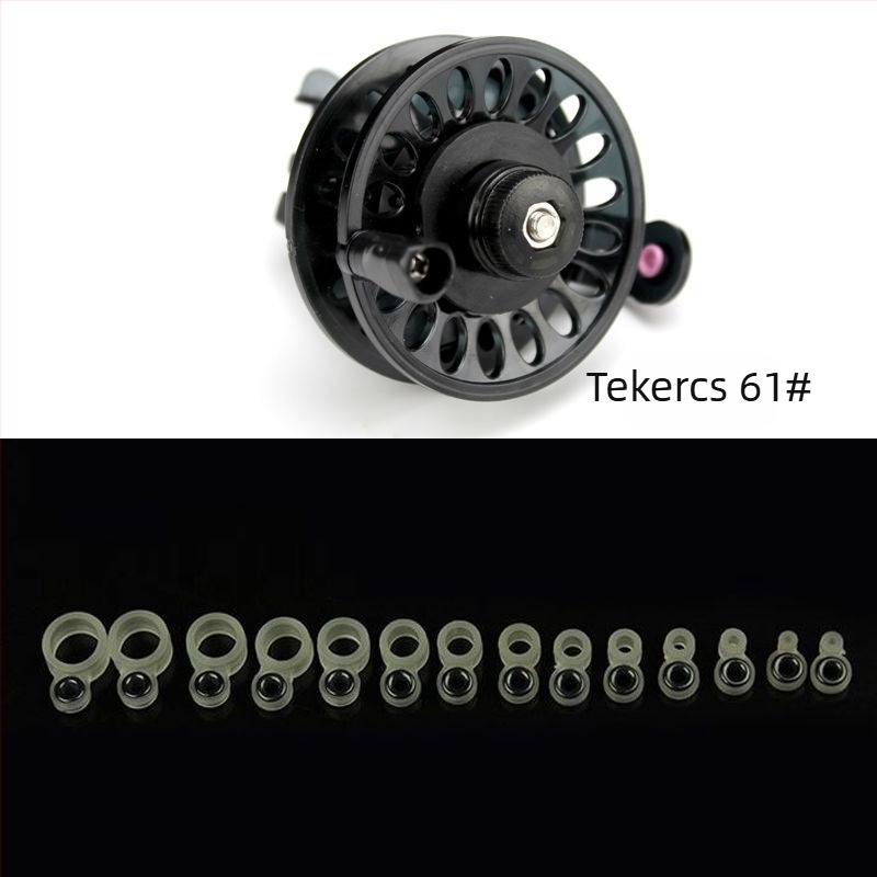 Horgászbot módosító készlet orsóval és előre fékkel, vezető gyűrűvel és orsó