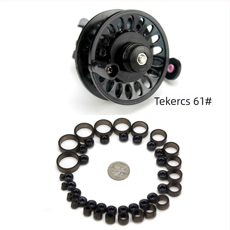 Horgászbot módosító készlet orsóval és előre fékkel, vezető gyűrűvel és orsó