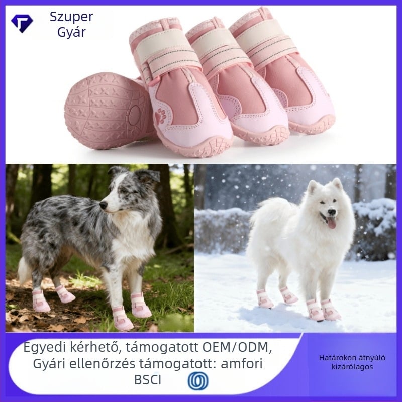 Kutyapapucs gumiból – vízálló, csúszásmentes, meleg, kopásálló