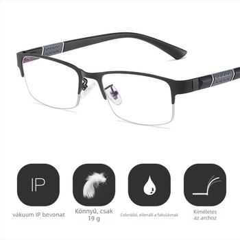 Olvasó szemüveg polyfokális lencsékkel, műanyag lencsék, teljes keret, kisméretű arcúak számára