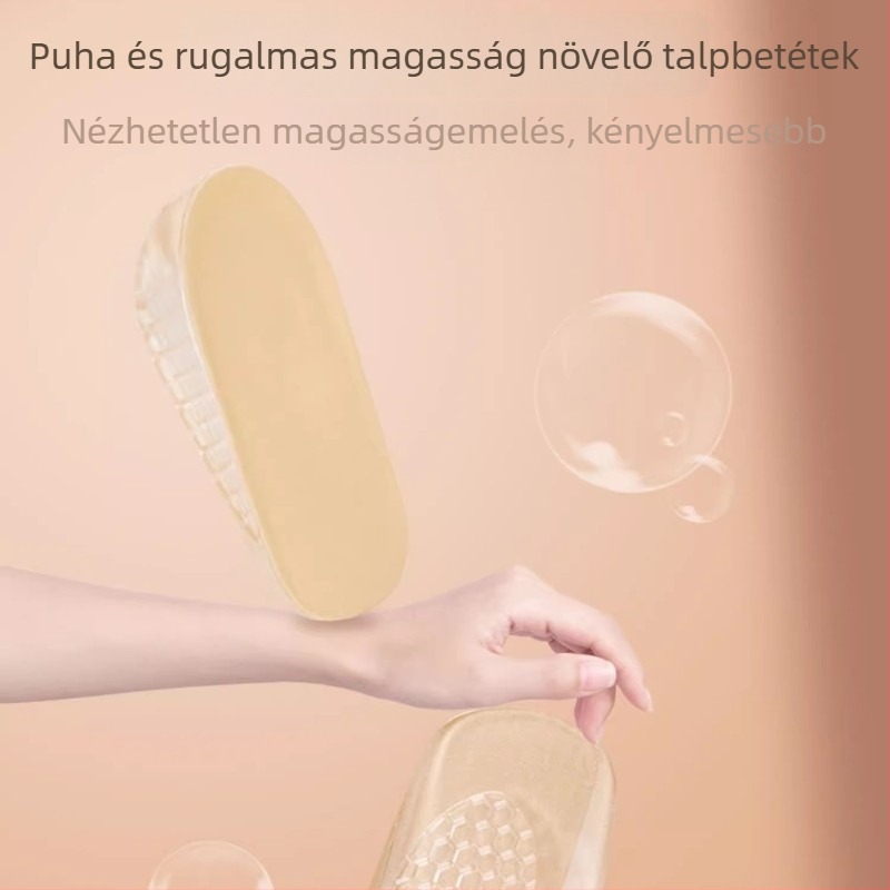 Rejtett magasságot növelő talpbetét, szilikon, Modell Fszgxd, Kültéri használatra, Unisex