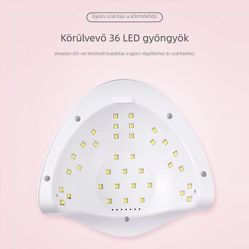 80W Sun19 LED manikűr lámpa – géllakk gyorsítására, professzionális és otthoni használatra