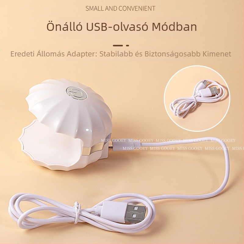 Mini Shell körömlámpa, Manikűr eszközök, 0,07 nettó tartalom, Kínában gyártva