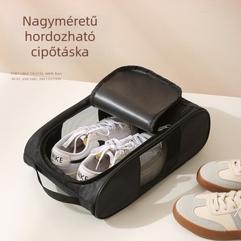 Utazási cipőtaska – Poliészter, modern minimalist stílus, 100 darabos csomag, OEM márka, 2025-ös bevezetés
