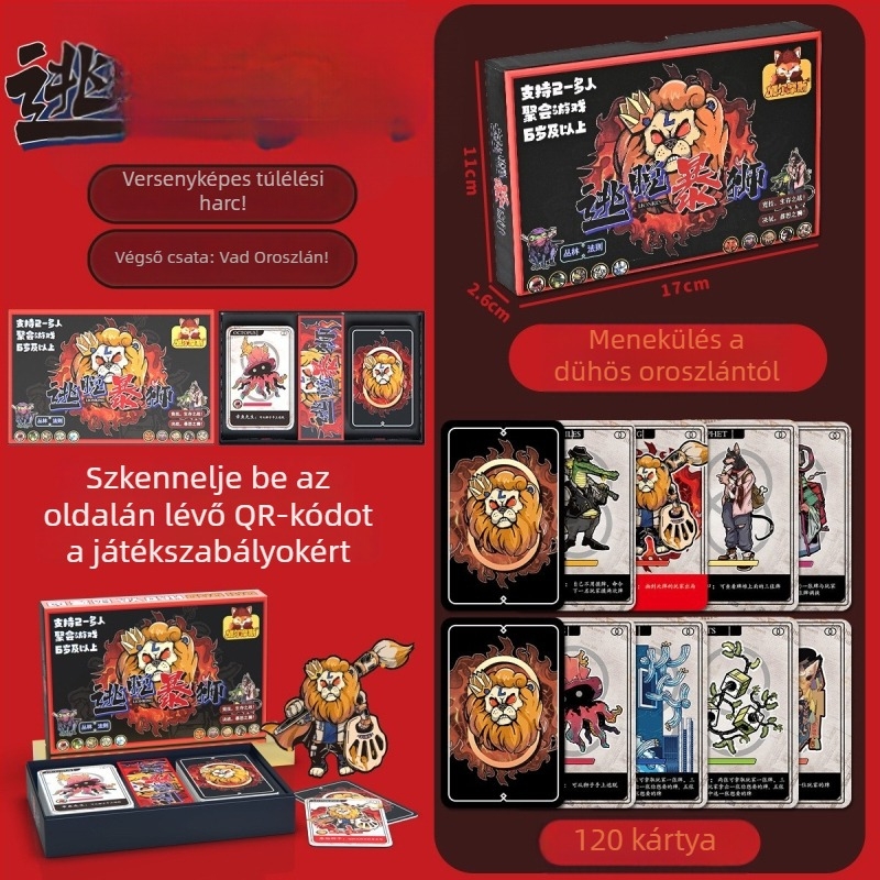 Asztali kártyajáték Goose Duck Kill — Holmes, interaktív, papír alapanyagú, dobozban csomagolva, 4–35 éveseknek