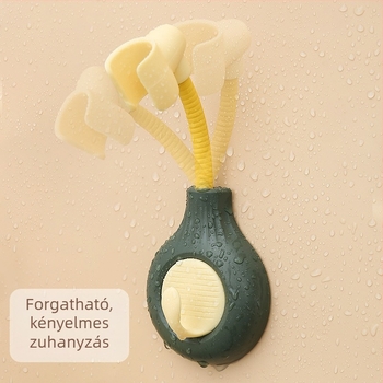 Zuhanyfej tartó, fúrás nélkül, rögzített, állítható, modern minimalista stílus — Saint-wang 3118