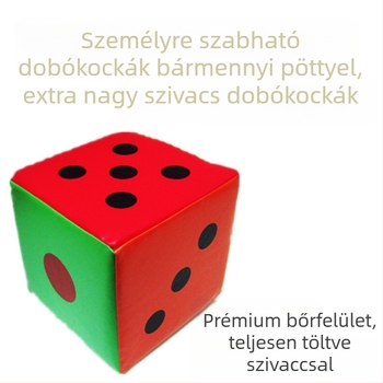 Óriás dobókocka partijátékokhoz: KTV-hez, esküvői kellékek, oktatási eszköz óvodában, Flying Chess játék; zacskóban csomagolva; 0–3 éveseknek; kereskedelmi export exkluzív