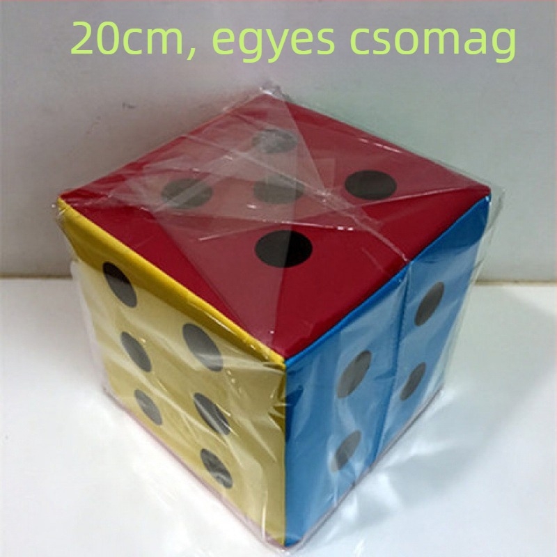 Óriás dobókocka partijátékokhoz: KTV-hez, esküvői kellékek, oktatási eszköz óvodában, Flying Chess játék; zacskóban csomagolva; 0–3 éveseknek; kereskedelmi export exkluzív