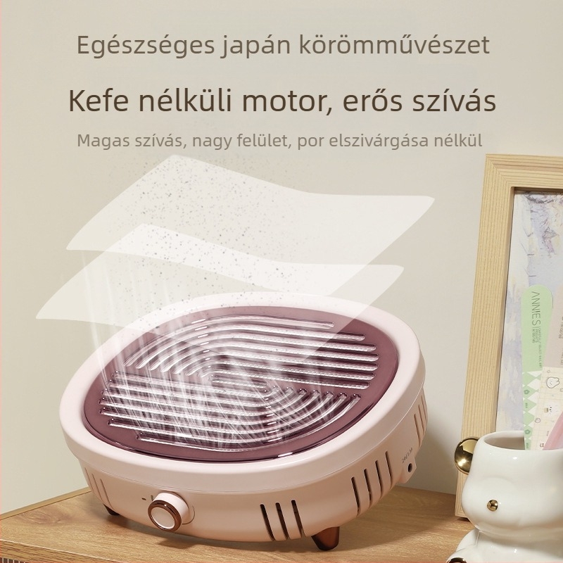 Körömpor-gyűjtő készülék nagy szívóerővel – manikűrszalonokhoz; Modell Vacuum Cleaner; Eredet Guangdong; Licencelt magáncímke elérhető.