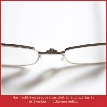 Olvasószemüveg kopásálló HD szemvédő védelem, összecsukható fém keret, teljes keret, közeli látás támogatás