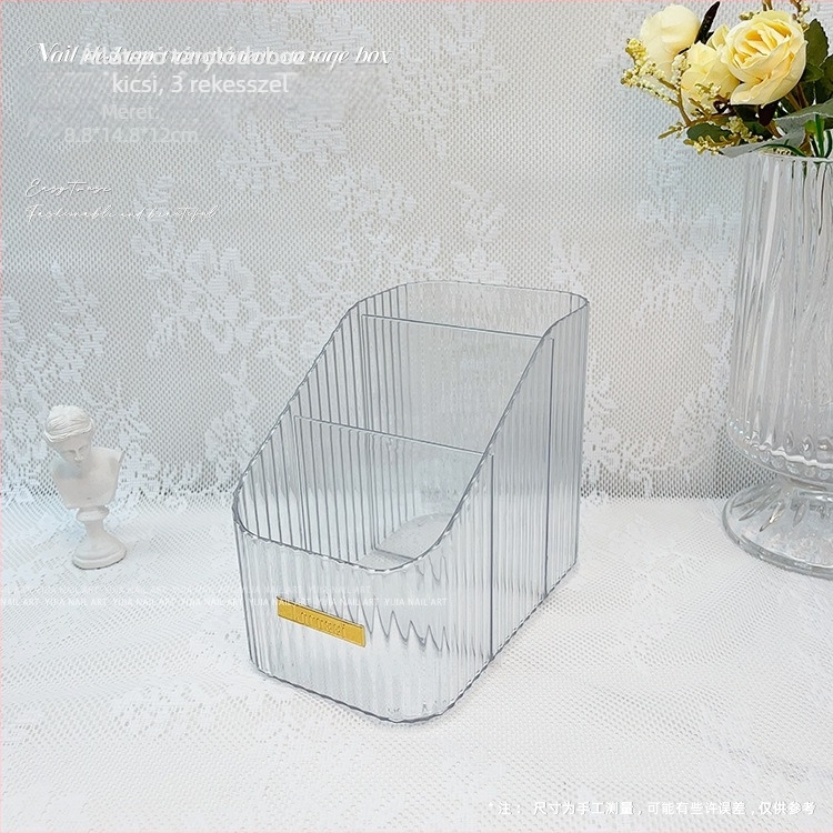 Manikűr tároló doboz, többszintes szervező manikűr eszközök és szempilla kiegészítők számára, lorossi