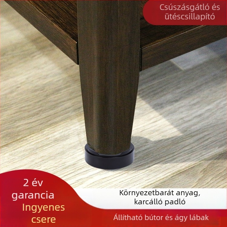 Állítható magasságú bútorlábu párna, csúszásmentes, fényes PP anyagból, injekciós öntésű, modern stílus
