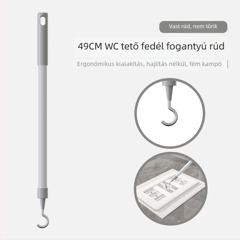 Zina WC-emelő fedél Squat – Rozsdamentes acél és PP, Ergonomikus, Modern Minimalista