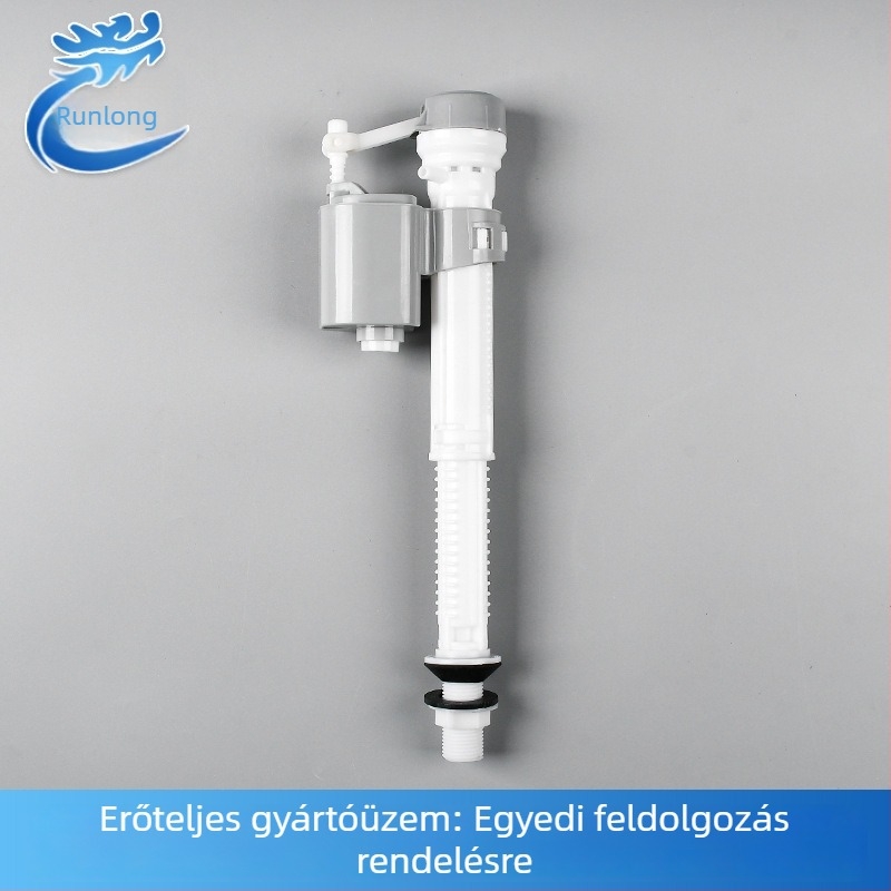 WC tartály bevezető szelepe – Anyag: mérnöki műanyagok; Szerelés: csavaros rögzítés; Stílus: modern minimalist; Testreszabás igény szerint