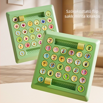 Flip Chess – Gyerekeknek szánt interaktív asztali sakkjáték, a logikai gondolkodás fejlesztése és családi játék (4–6 évesek)