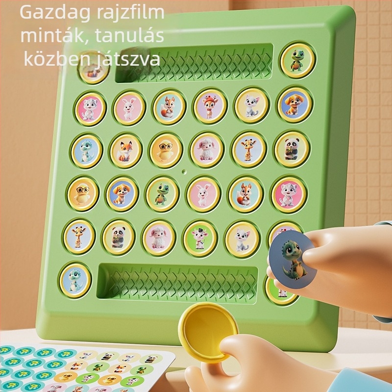 Flip Chess – Gyerekeknek szánt interaktív asztali sakkjáték, a logikai gondolkodás fejlesztése és családi játék (4–6 évesek)