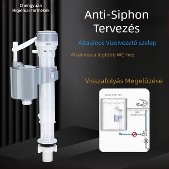 WC-tartály feltöltő szelep (Anyag: Műanyag; Használat módja: Menetes csatlakozás; Gyártási eljárás: Injektiós öntés; Stílus: Modern egyszerűség; Tanúsítvány: Nincs)