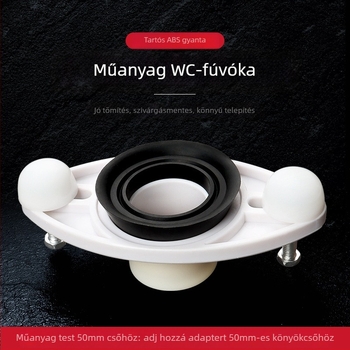 Urinal fejű kiegészítő, falra szerelt, ABS műanyag, lefolyócsatlakozó, vízszintes dugó