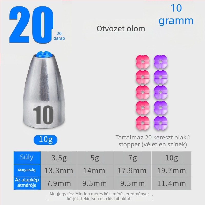 Golyós súly Carolina Rig-hez, üreges kialakítás műanyag maggal, hosszú dobás, akadás elleni védelem, szénacél