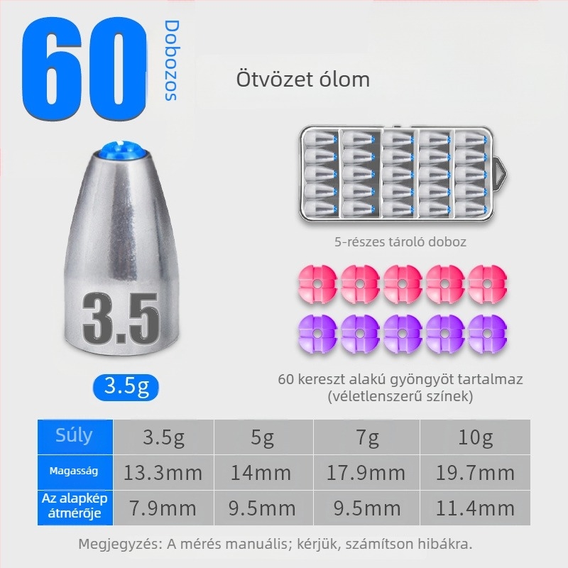 Golyós súly Carolina Rig-hez, üreges kialakítás műanyag maggal, hosszú dobás, akadás elleni védelem, szénacél