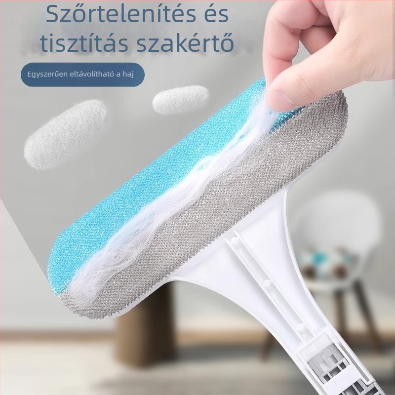 Ming tong műanyag kisállat szőr eltávolító keféje macskák és kutyák számára, amely tisztítja a bútorokat és a szőnyegeket.