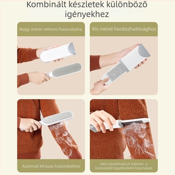 Qiwang műanyag ruhaszösz-eltávolító görgő — modern, minimalista dizájn, haj- és szösz eltávolító eszköz