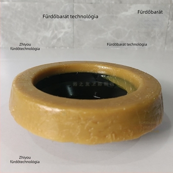 Toalettviasz tömítőgyűrű – műanyag + viasz, szagmentes és szivárgásmentes, beillesztésre, eredet Chaozhou, Guangdong, modern minimalista stílus