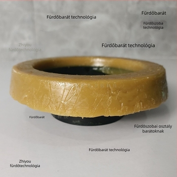 Toalettviasz tömítőgyűrű – műanyag + viasz, szagmentes és szivárgásmentes, beillesztésre, eredet Chaozhou, Guangdong, modern minimalista stílus