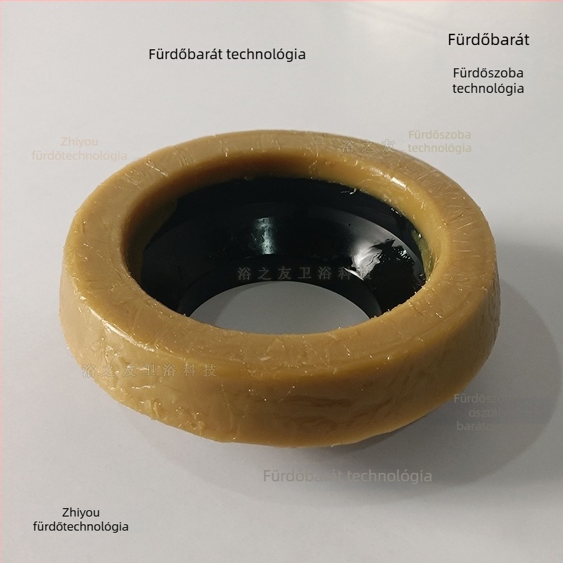 Toalettviasz tömítőgyűrű – műanyag + viasz, szagmentes és szivárgásmentes, beillesztésre, eredet Chaozhou, Guangdong, modern minimalista stílus