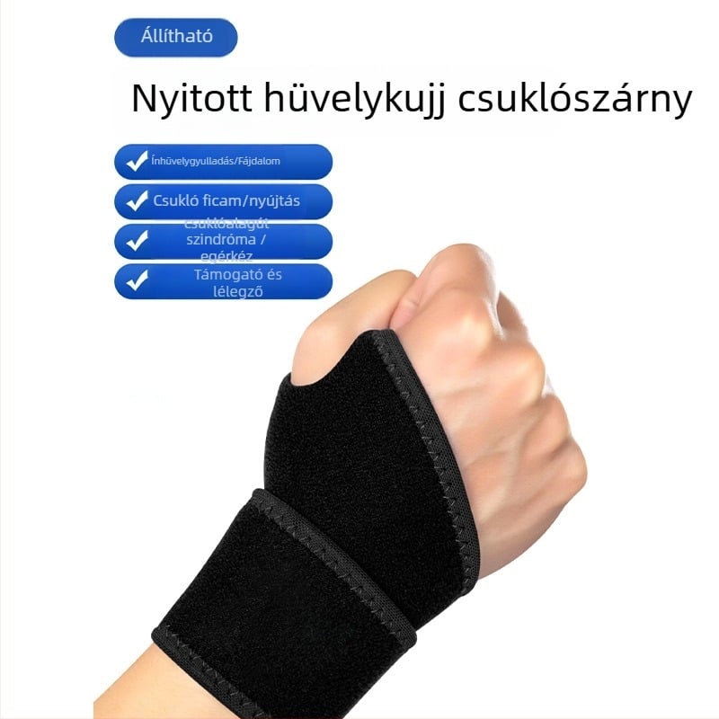 Kosárlabda csuklóvédő – polieszter rostból, lélegző, izzadságelszívó, univerzális illeszkedés, csuklóvédelmi
