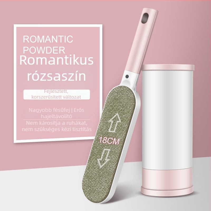 Ruhák szálmentesítő roller – ABS/PP anyag, modern egyszerű design, 2020-as megjelenés, eltávolítja a szőrt és a port