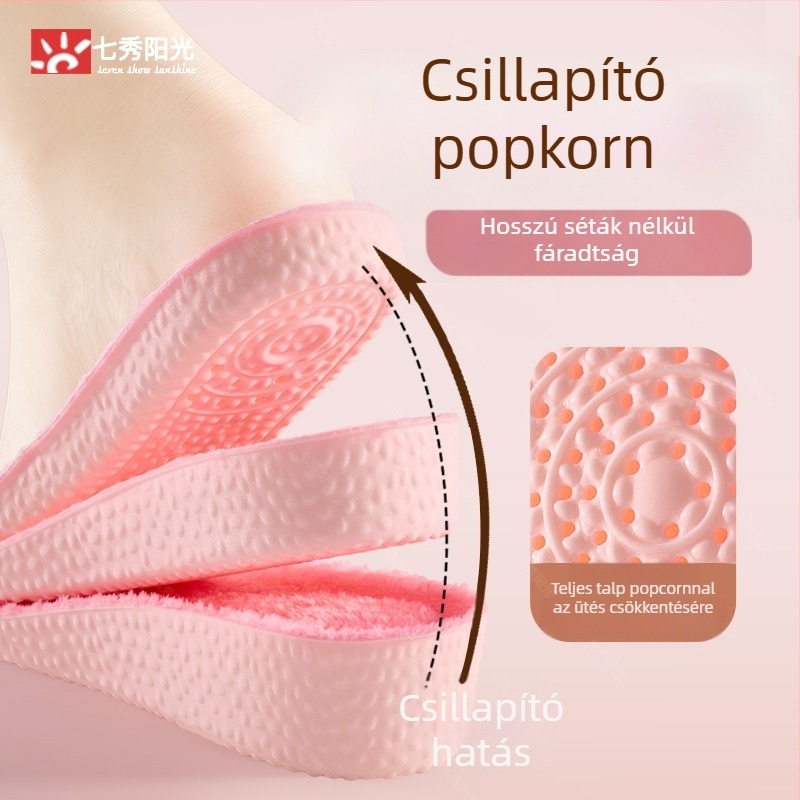 PU magasságító talp uniszex téli cipőkhöz — Modell ST-X2.0ZGRF; teljes talp, magasság növelő, alkalmas sportcipőkhöz, bőr-, casual-, meleg és textil- munkacipőkhöz