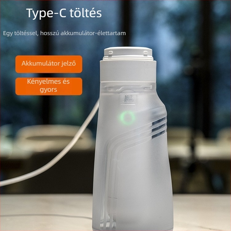 Tölthető hordozható elektromos bidé nőknek, kézi használat, orvosi minőség, ABS+PC+szilikon