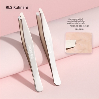 Rozsdamentes acél szemöldökclip, csipesz műszempillákhoz és szőrszálak húzására szolgáló eszköz