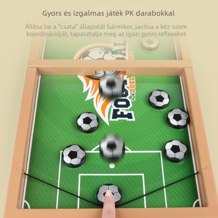 Kétfős asztali katapultás társasjáték – oktató jellegű, műanyagból, 4–35 éveseknek